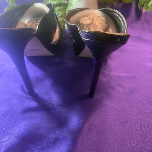 📌Joey O Mary Jane Stiletto  5.5"Heel Open Toe Slip-On Sandals w/ Platform 9.5 M - Picture 5 of 16